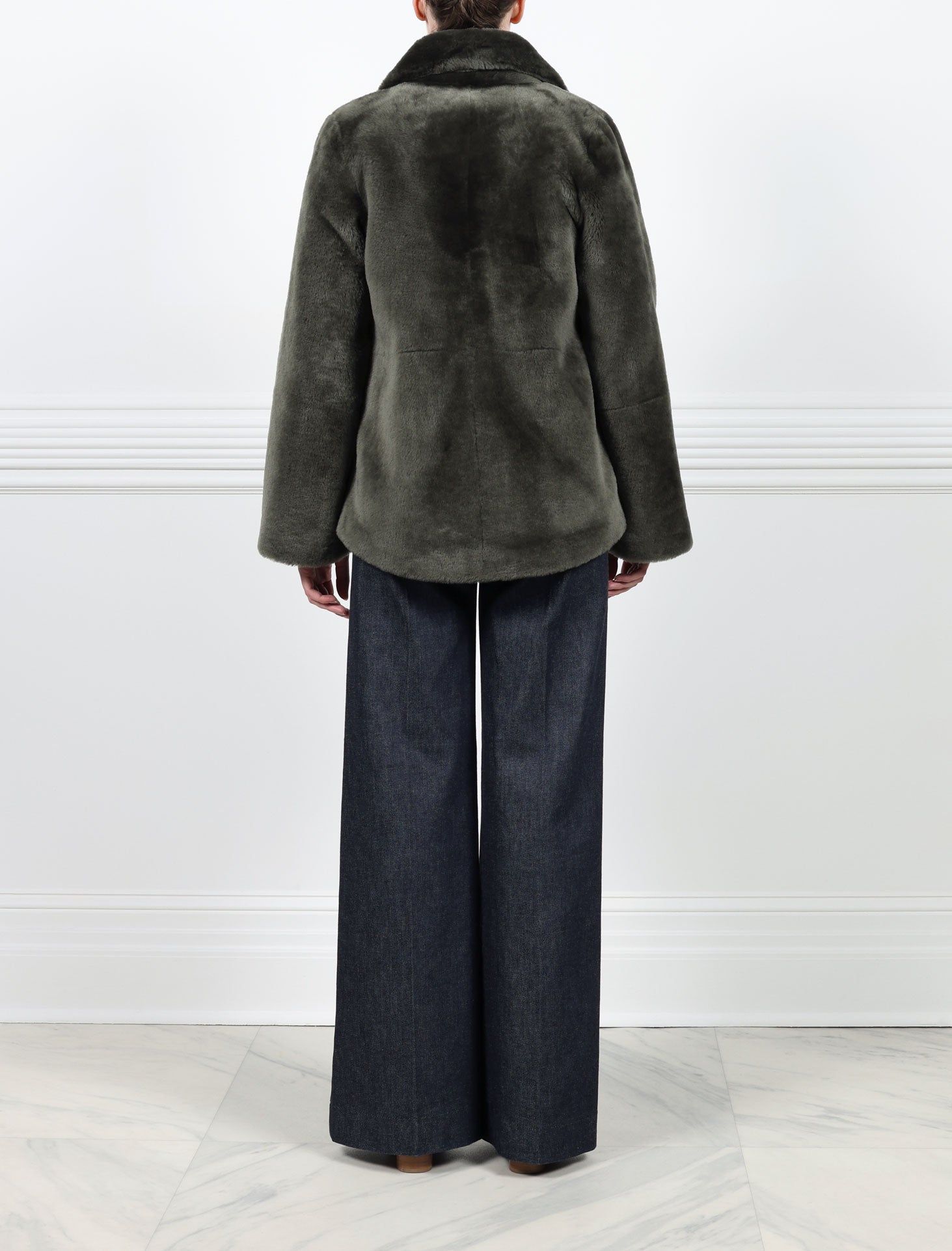 The Peak Shearling Jacket sold by Pologeorgis product image thumbnail 4