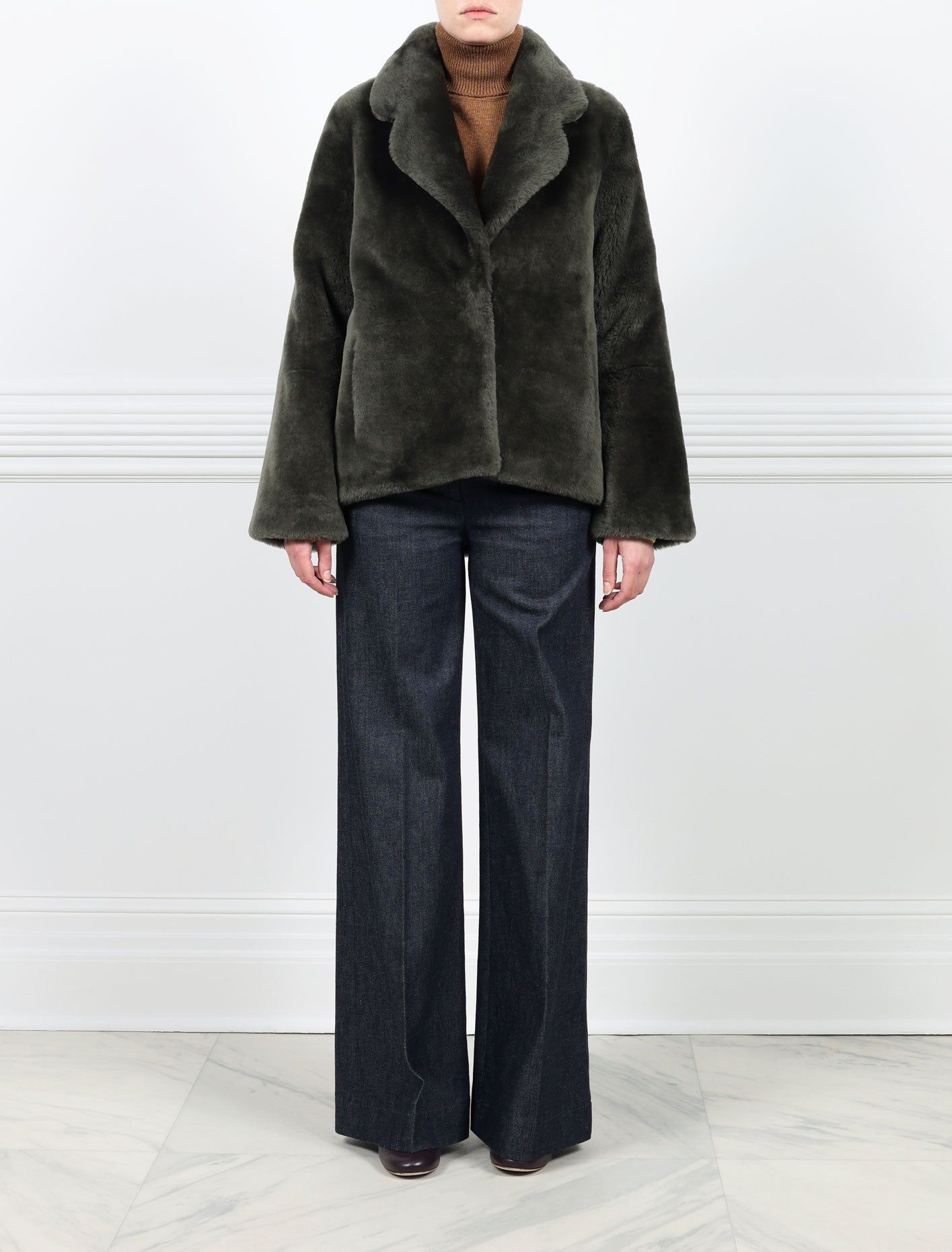 The Peak Shearling Jacket sold by Pologeorgis product image thumbnail 2