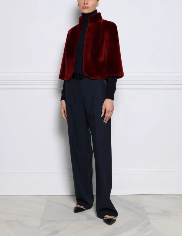 The Francesca Shearling Jacket sold by Pologeorgis