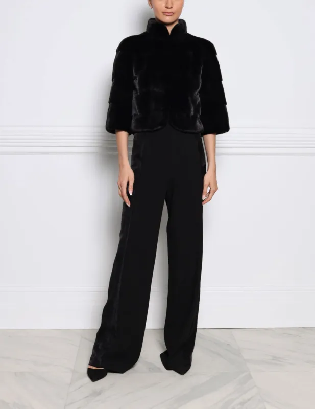 The Alora Mink Fur Jacket sold by Pologeorgis