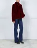 The Elaine Shearling Jacket in Merlot sold by Pologeorgis