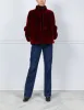 The Elaine Shearling Jacket in Merlot sold by Pologeorgis