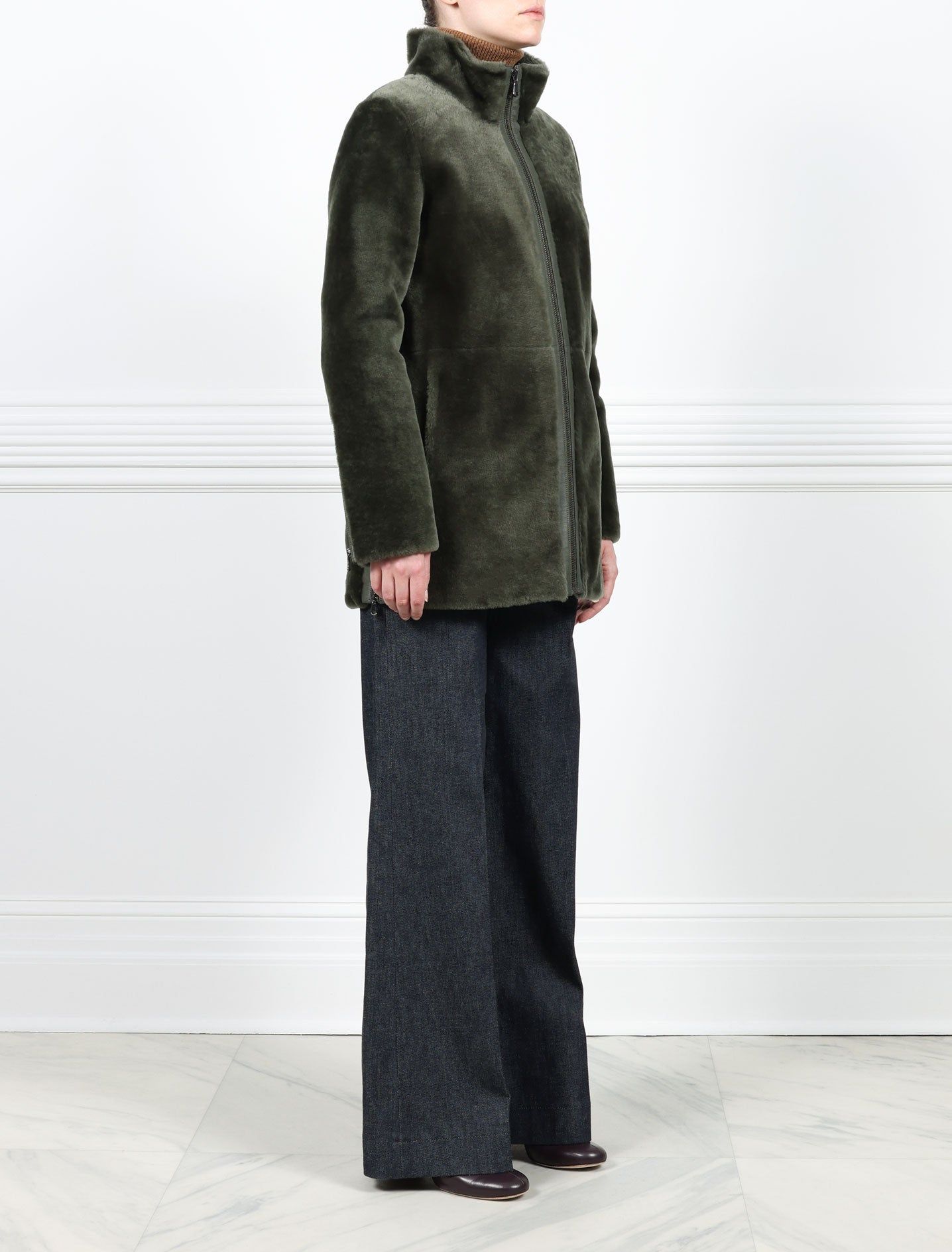 The Remington Shearling Jacket sold by Pologeorgis product image thumbnail 4