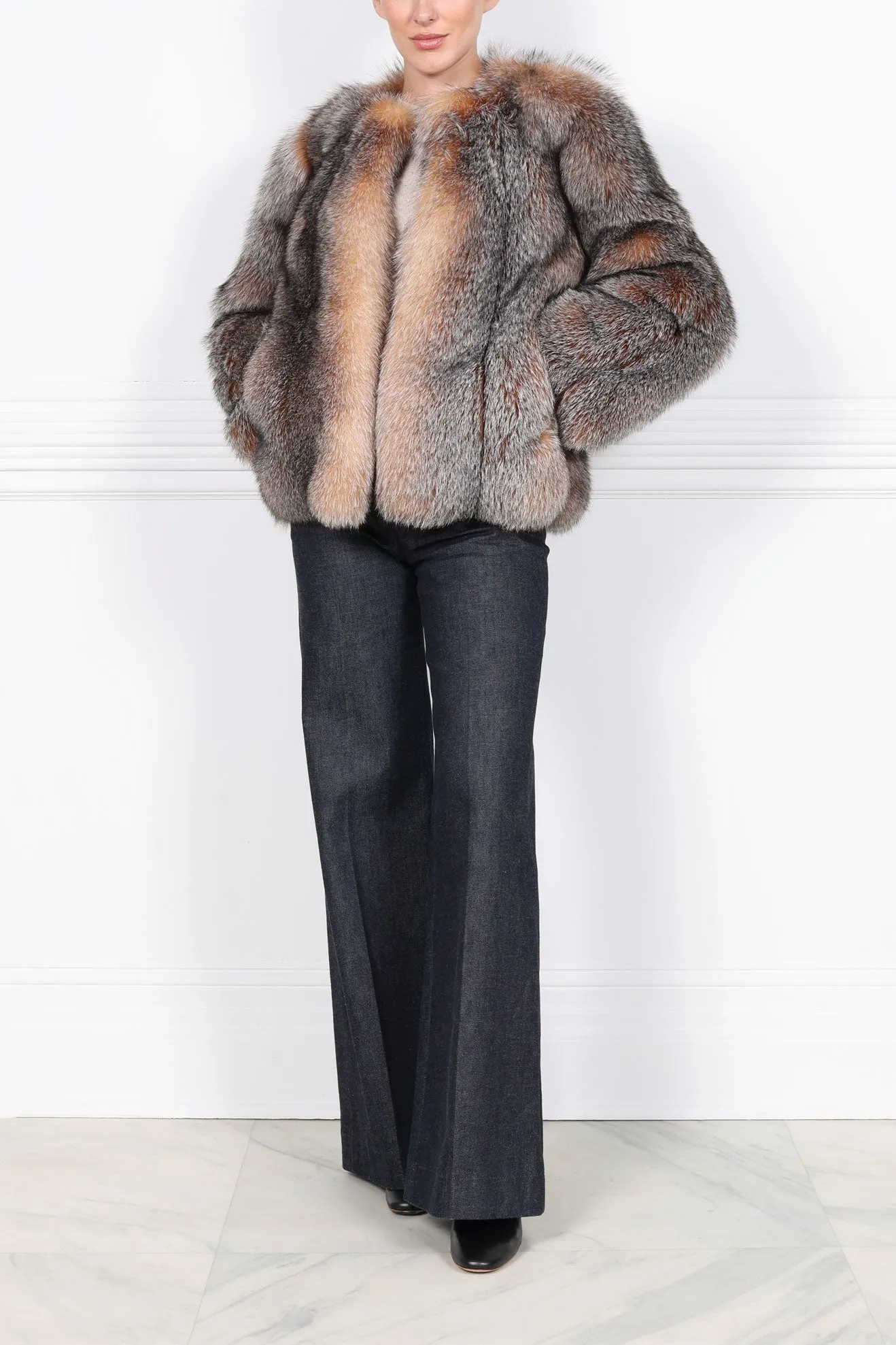 The Yvette Fur Jacket sold by Pologeorgis