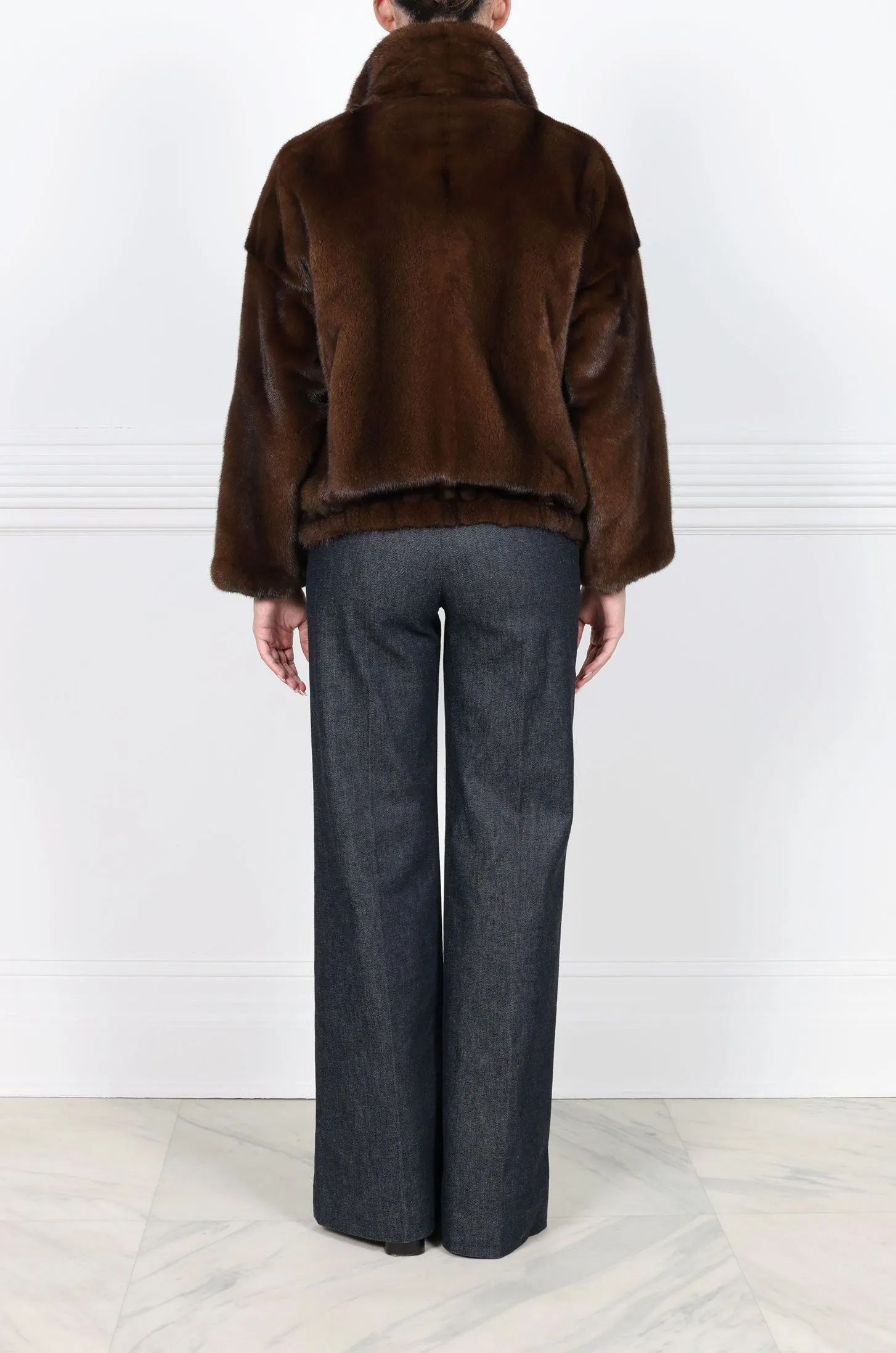 The Miles Mink Fur Reversible Jacket sold by Pologeorgis product image thumbnail 3