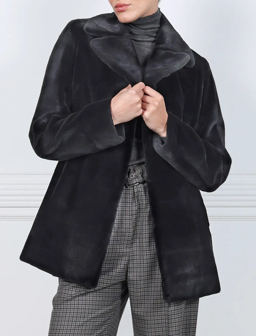 The Archer Sheared Mink Coat sold by Pologeorgis product image thumbnail 3