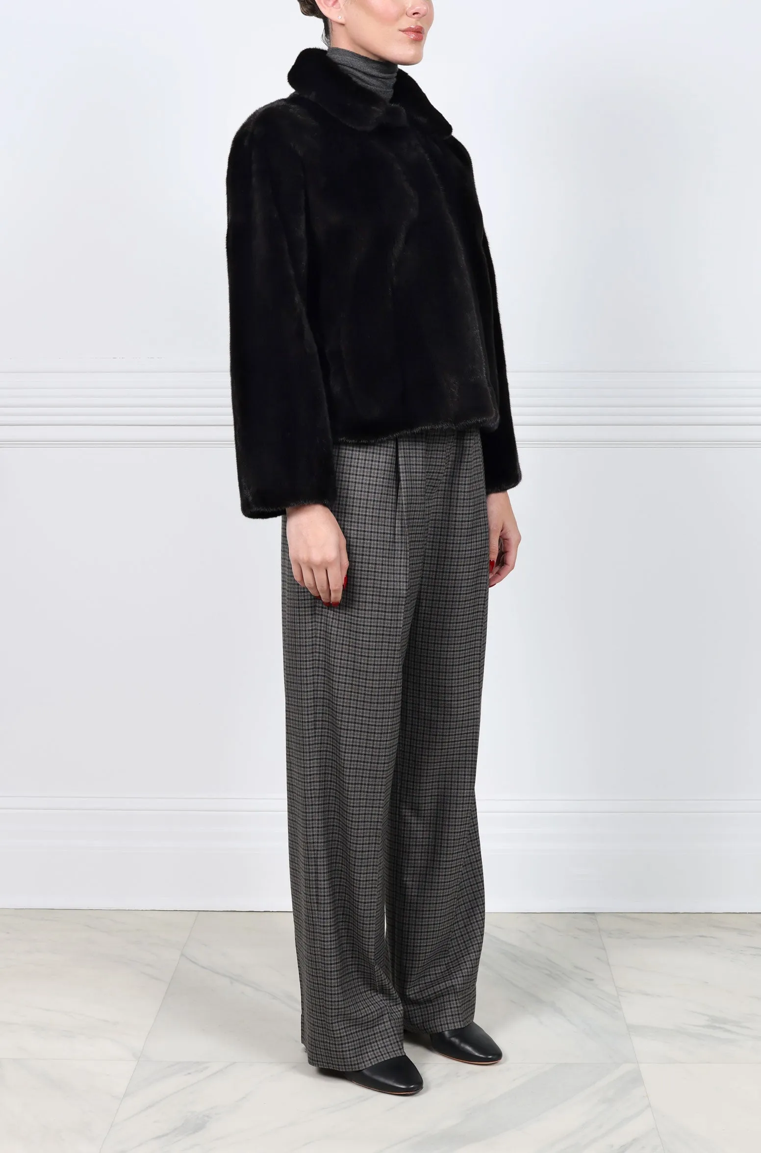 The Ellis Mink Fur Jacket sold by Pologeorgis product image thumbnail 3