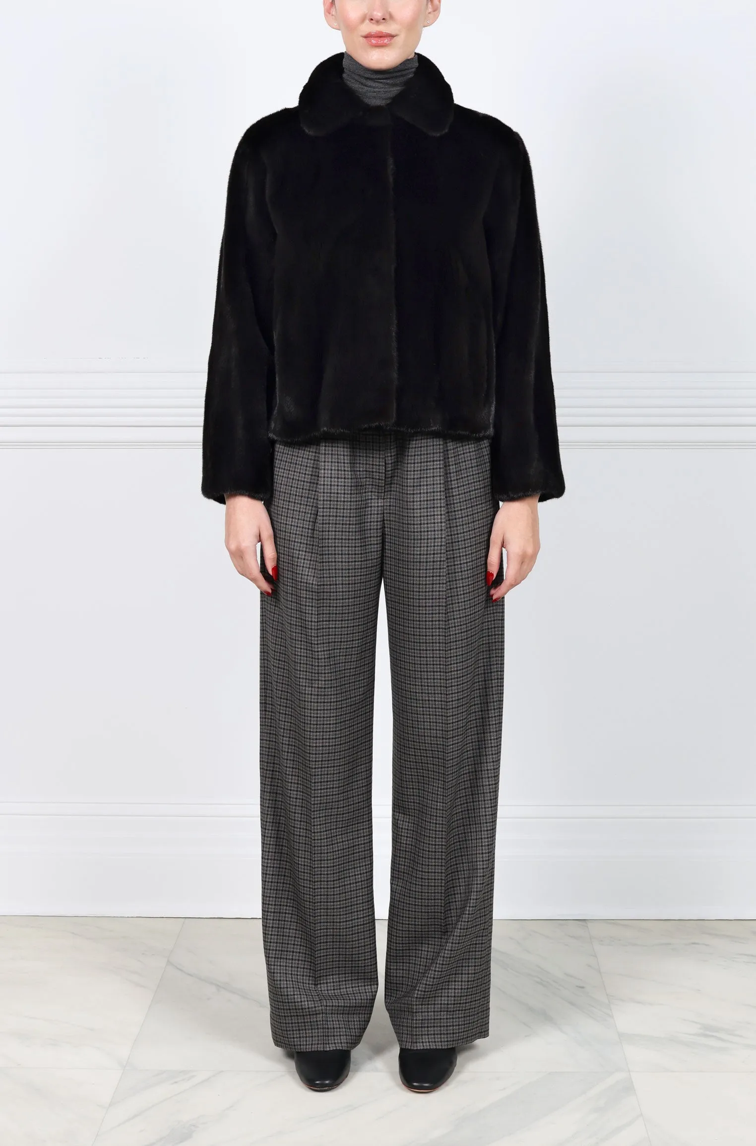 The Ellis Mink Fur Jacket sold by Pologeorgis product image thumbnail 4