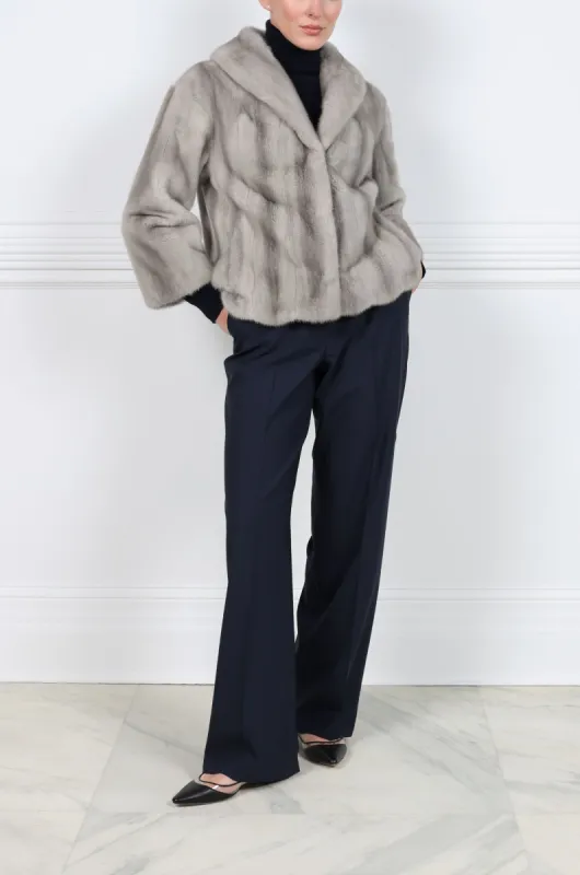 The Magnolia Mink Fur Jacket sold by Pologeorgis