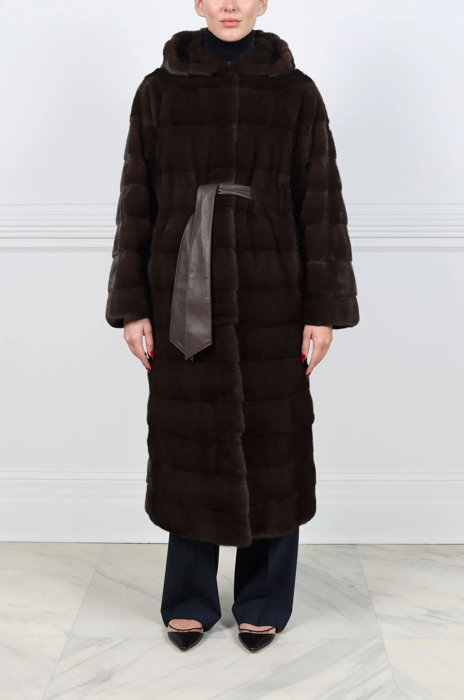 The Zippy Horizontal Mink Fur Coat sold by Pologeorgis product image thumbnail 4