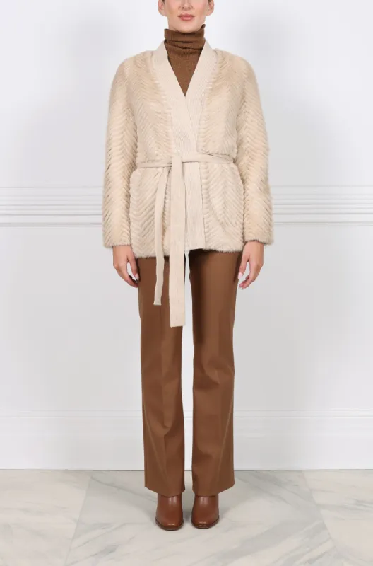 The Leah Mink Fur Jacket sold by Pologeorgis