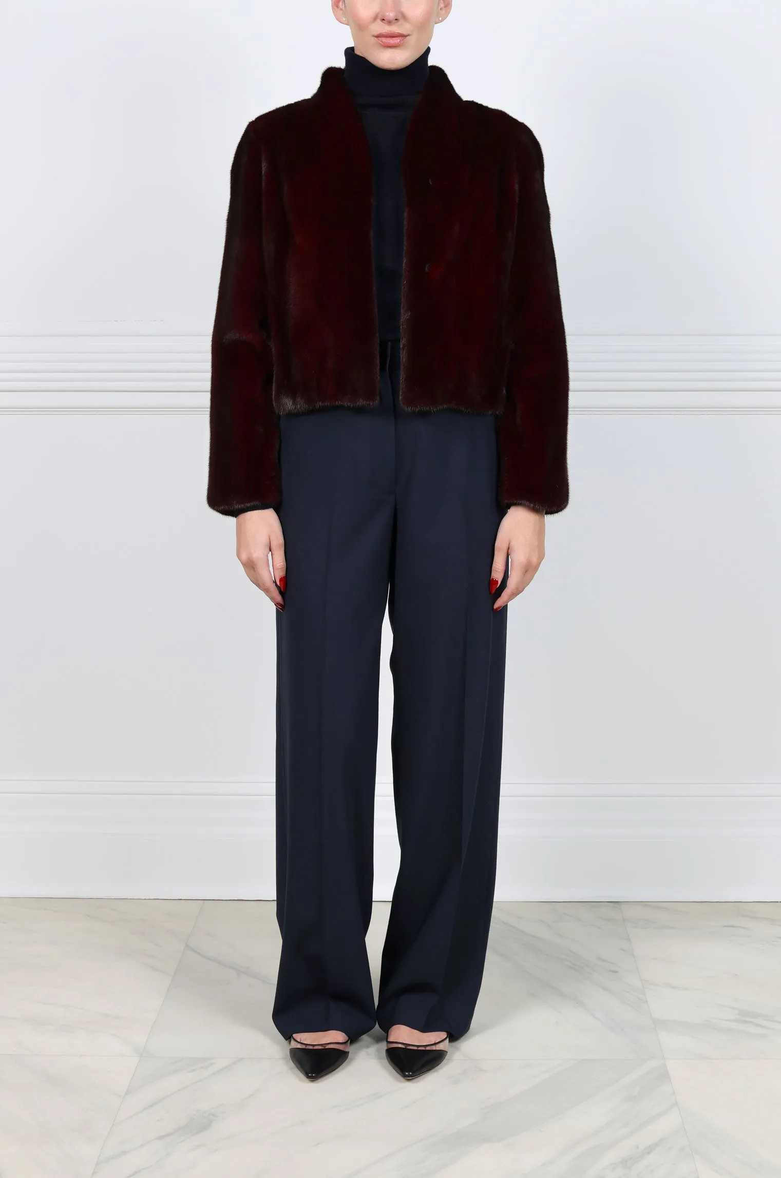 The Layla Mink Fur Jacket sold by Pologeorgis product image thumbnail 3