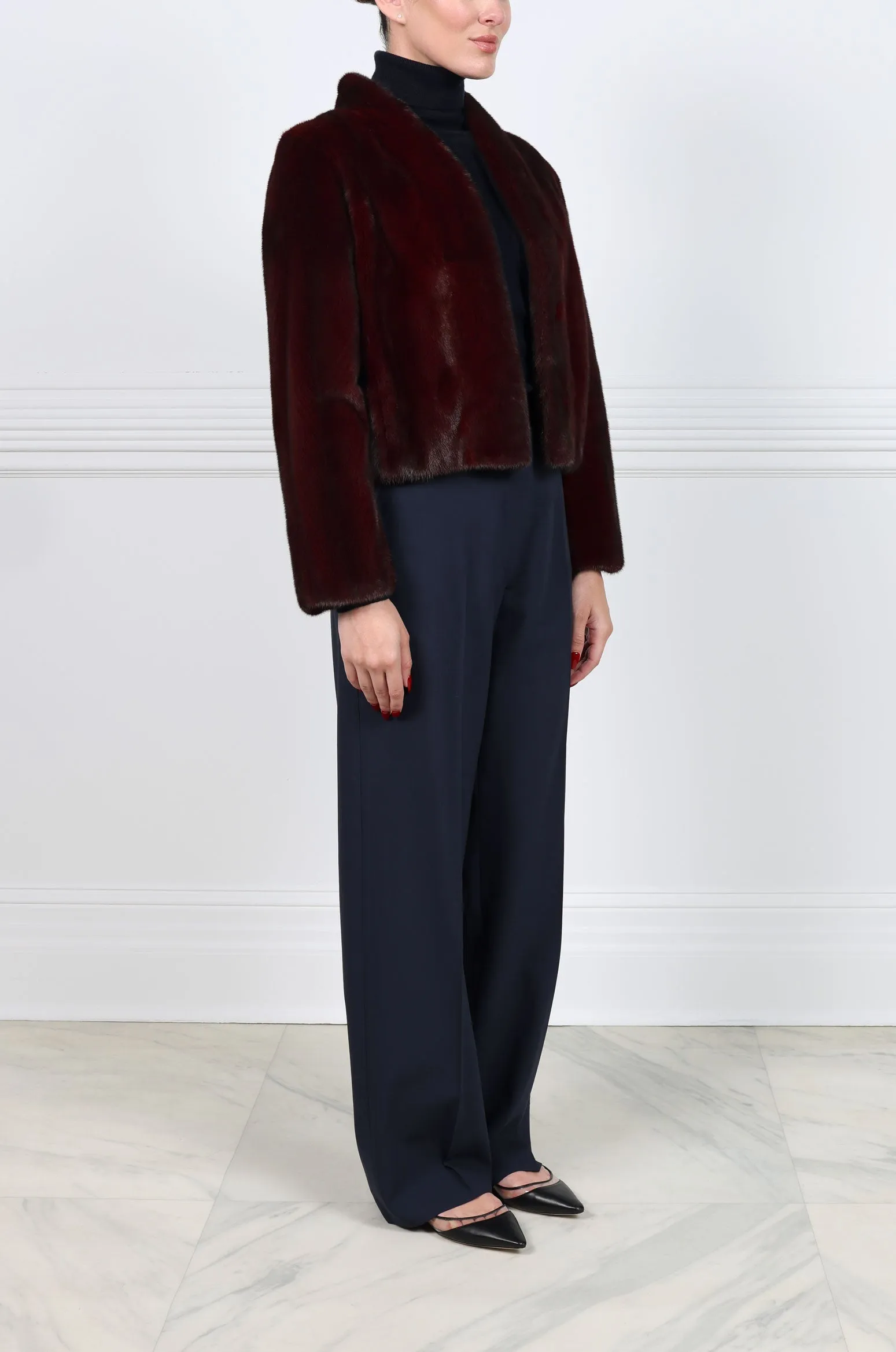 The Layla Mink Fur Jacket sold by Pologeorgis product image thumbnail 4