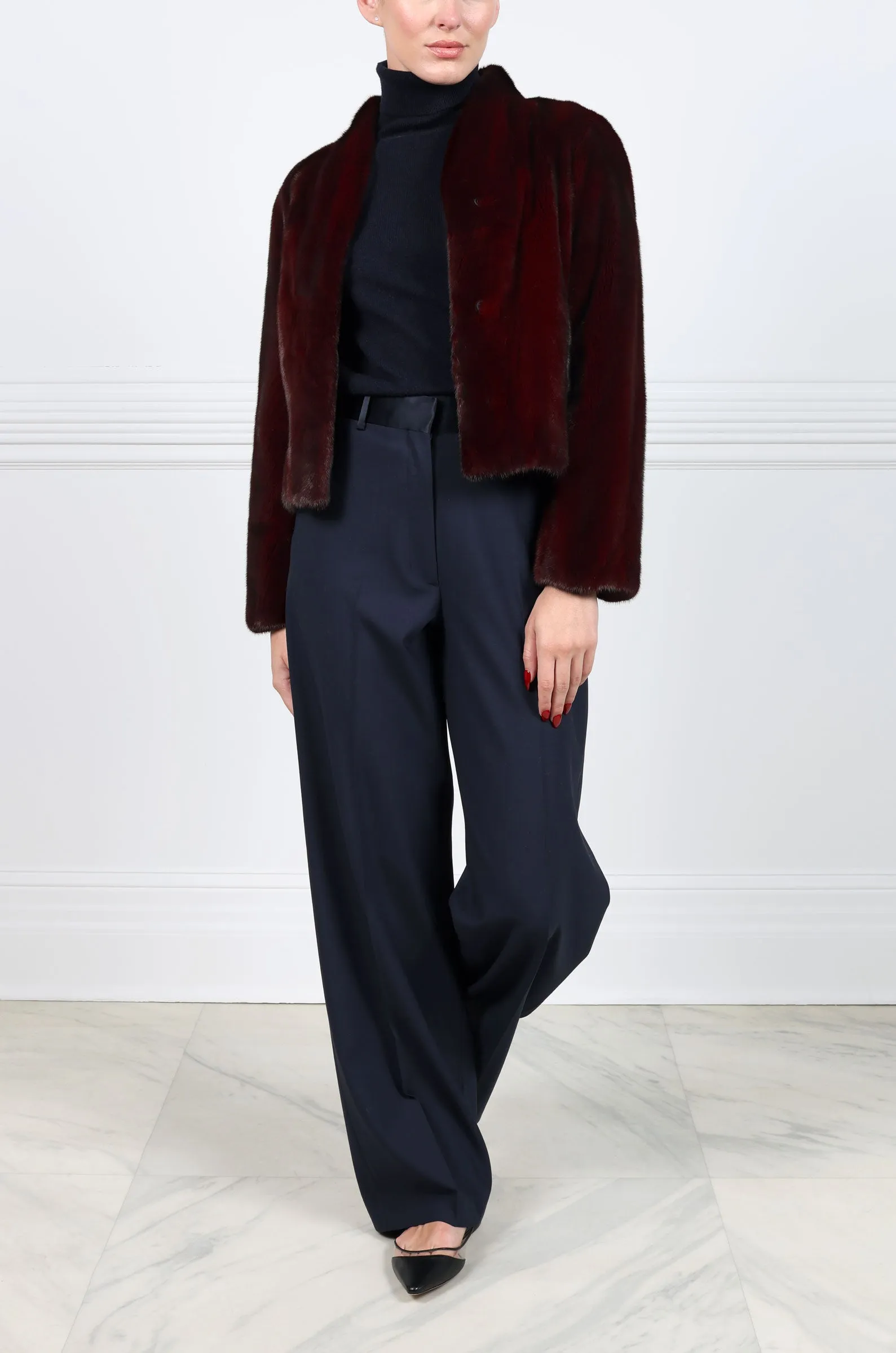 The Layla Mink Fur Jacket sold by Pologeorgis