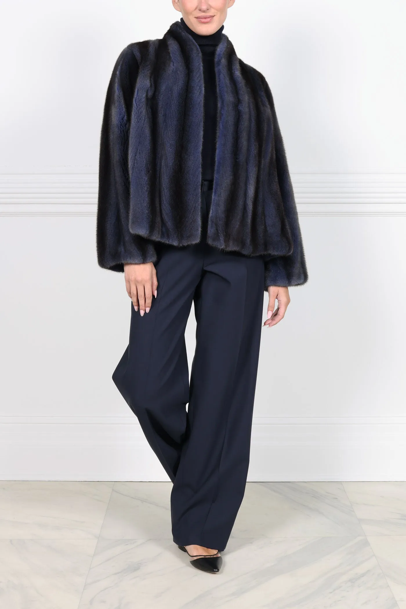 The Grayson Mink Fur Jacket sold by Pologeorgis