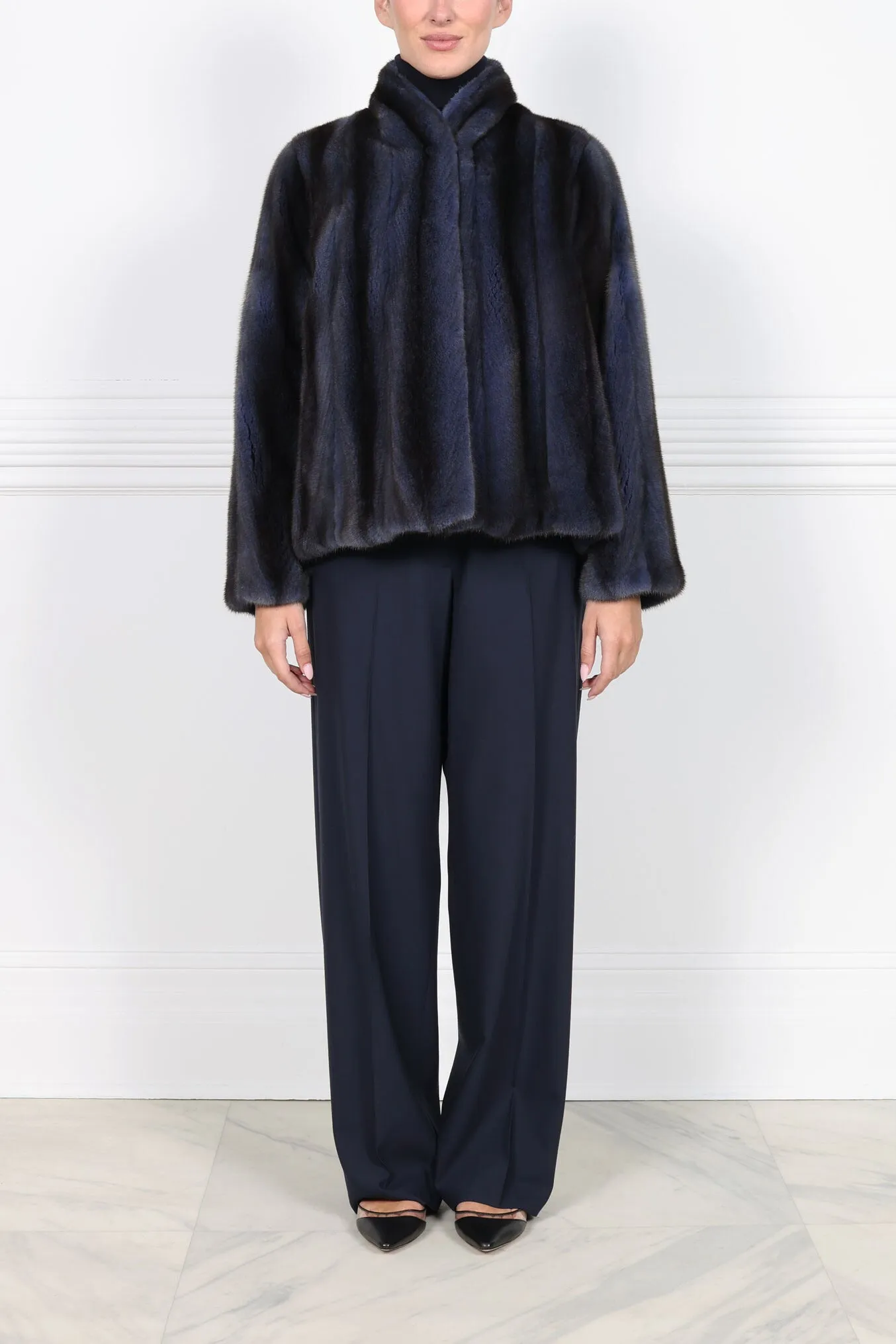 The Grayson Mink Fur Jacket sold by Pologeorgis product image thumbnail 2