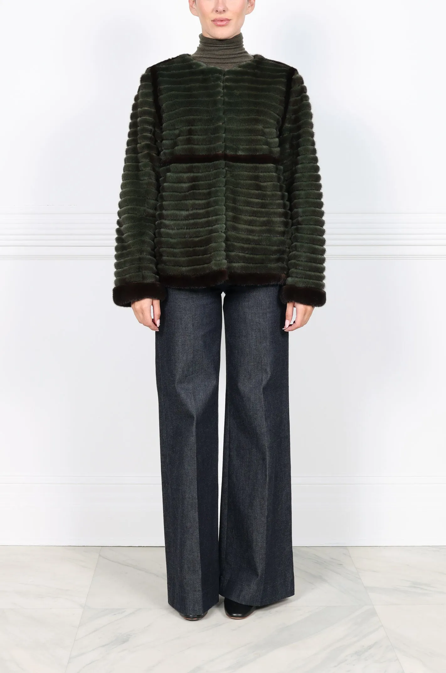 The Finley Mink Fur Jacket sold by Pologeorgis product image thumbnail 2