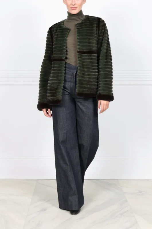 The Finley  Mink Fur Jacket sold by Pologeorgis