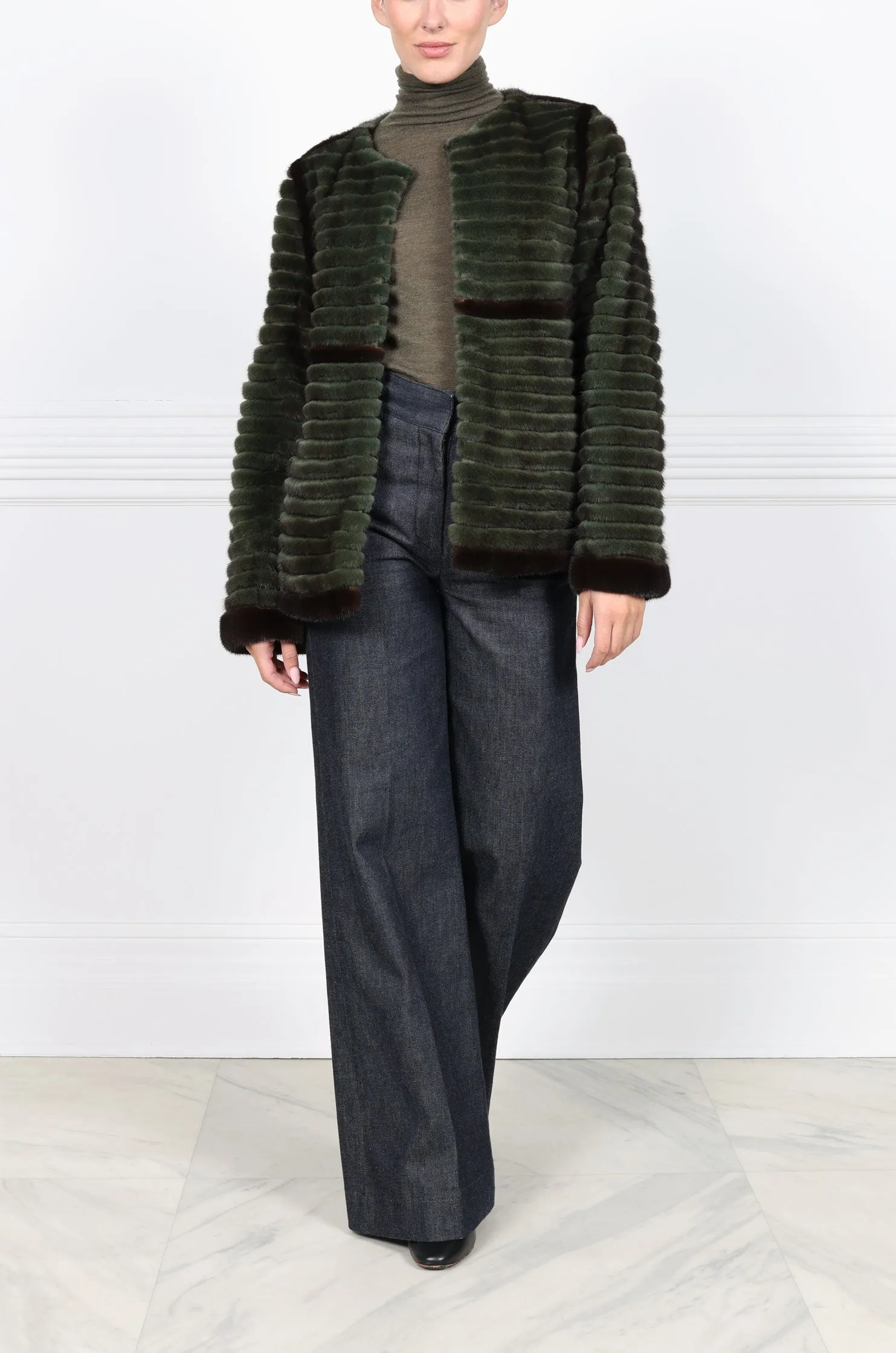 The Finley Mink Fur Jacket sold by Pologeorgis