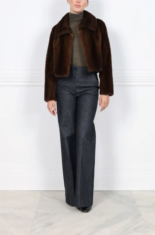 The Atlas Mink Fur Jacket sold by Pologeorgis