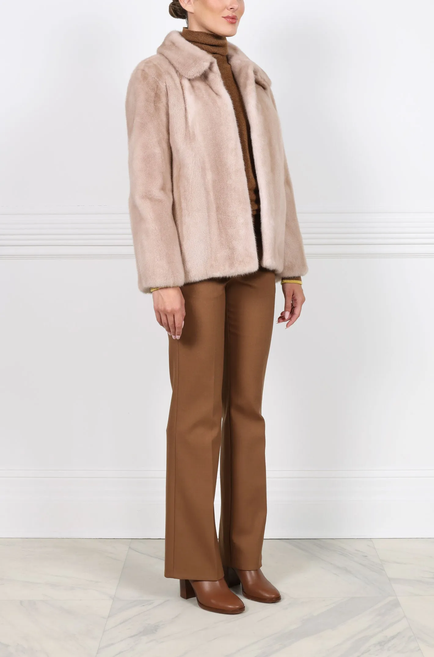 The Anais Mink Fur Jacket sold by Pologeorgis product image thumbnail 3