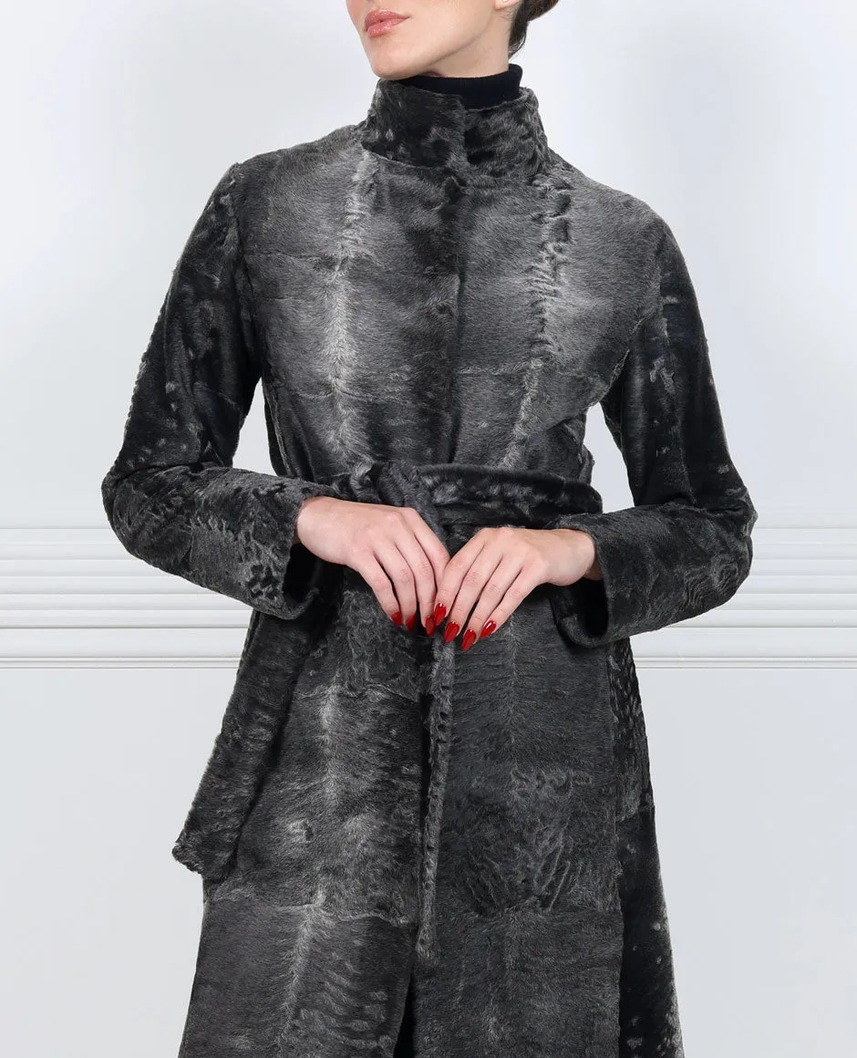 The Asher Lamb Fur Coat sold by Pologeorgis product image thumbnail 2
