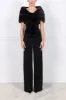 The Zola Mink Pull-Through Stole in Black sold by Pologeorgis