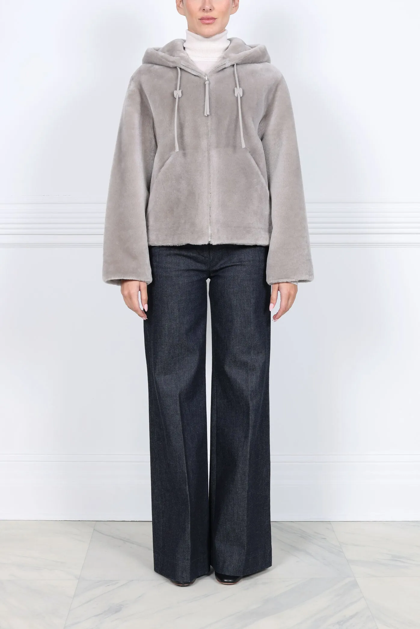 The Becca Shearling Jacket sold by Pologeorgis product image thumbnail 3