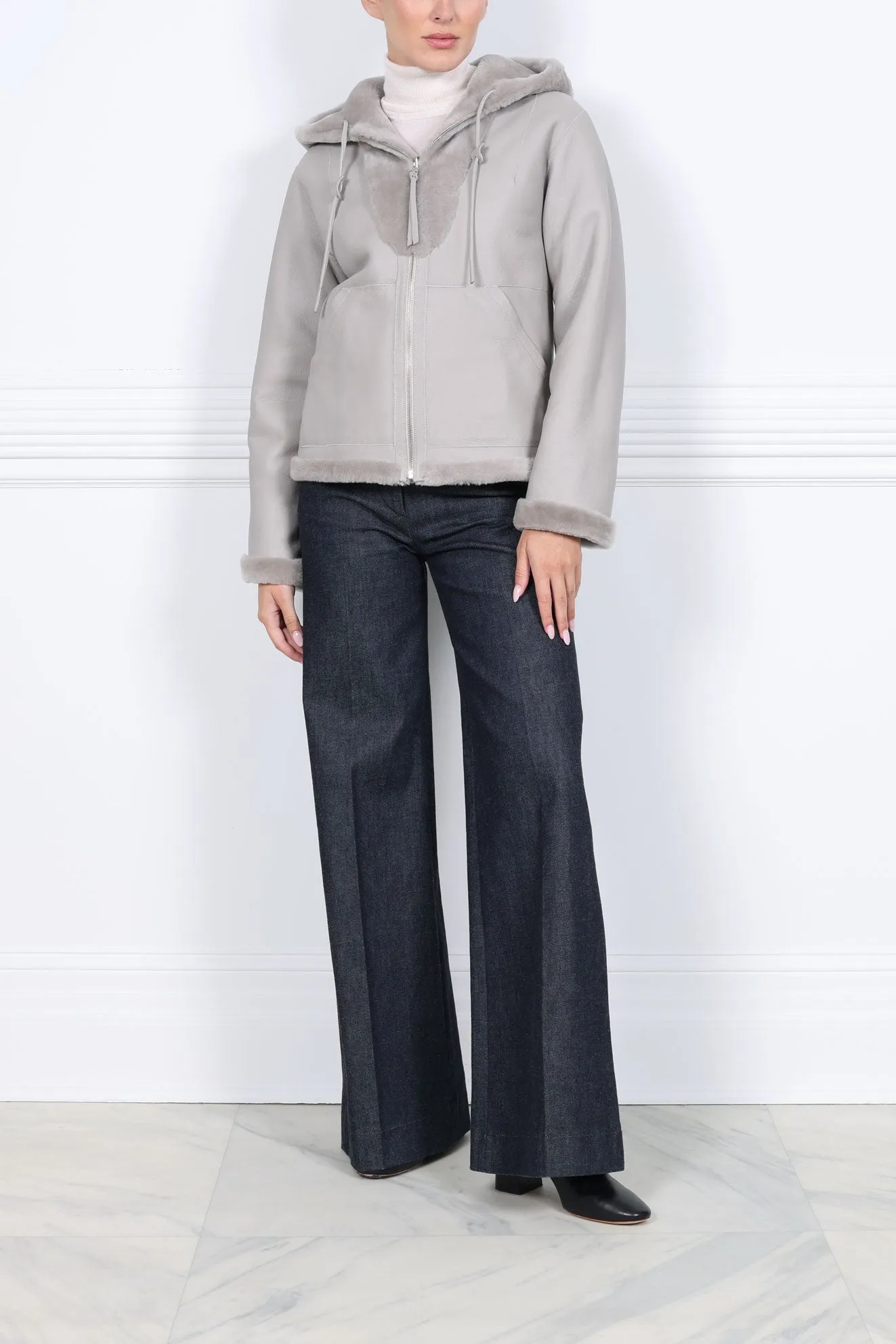 The Becca Shearling Jacket sold by Pologeorgis product image thumbnail 4