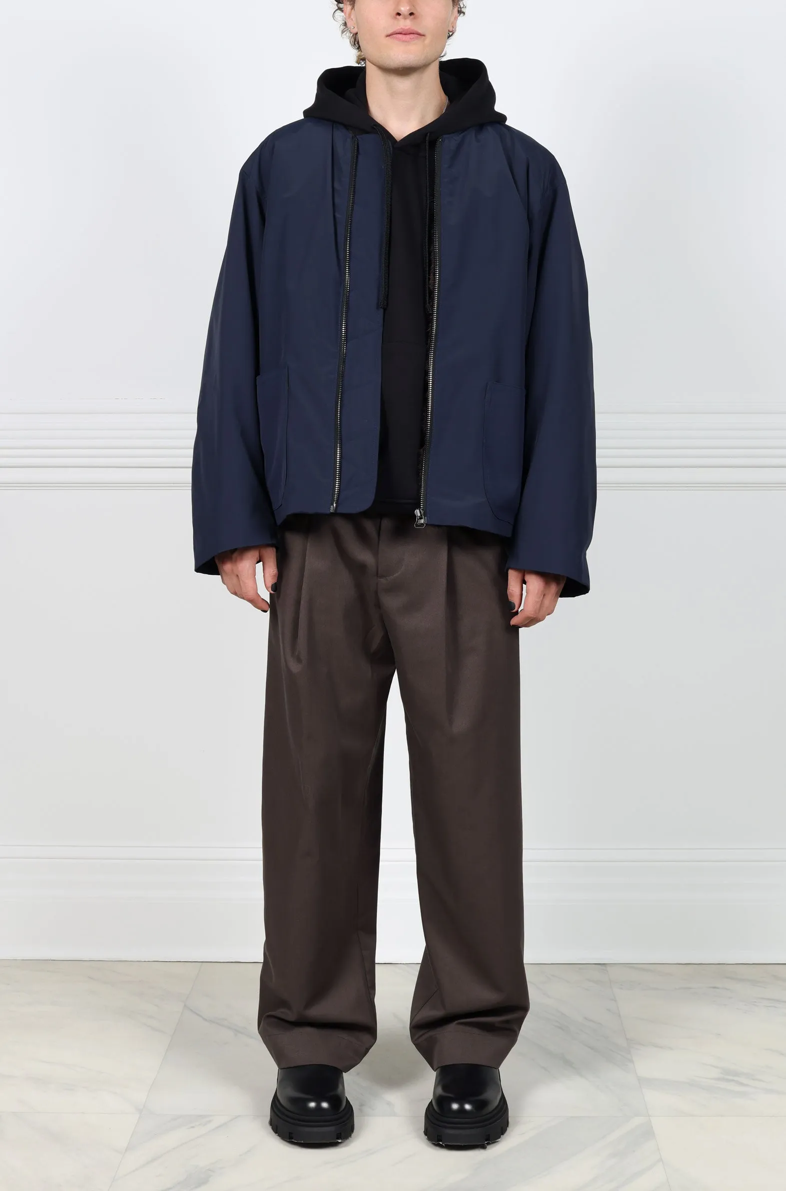 The Ryan Upcycled Mink Lined Storm Jacket sold by Pologeorgis product image thumbnail 2