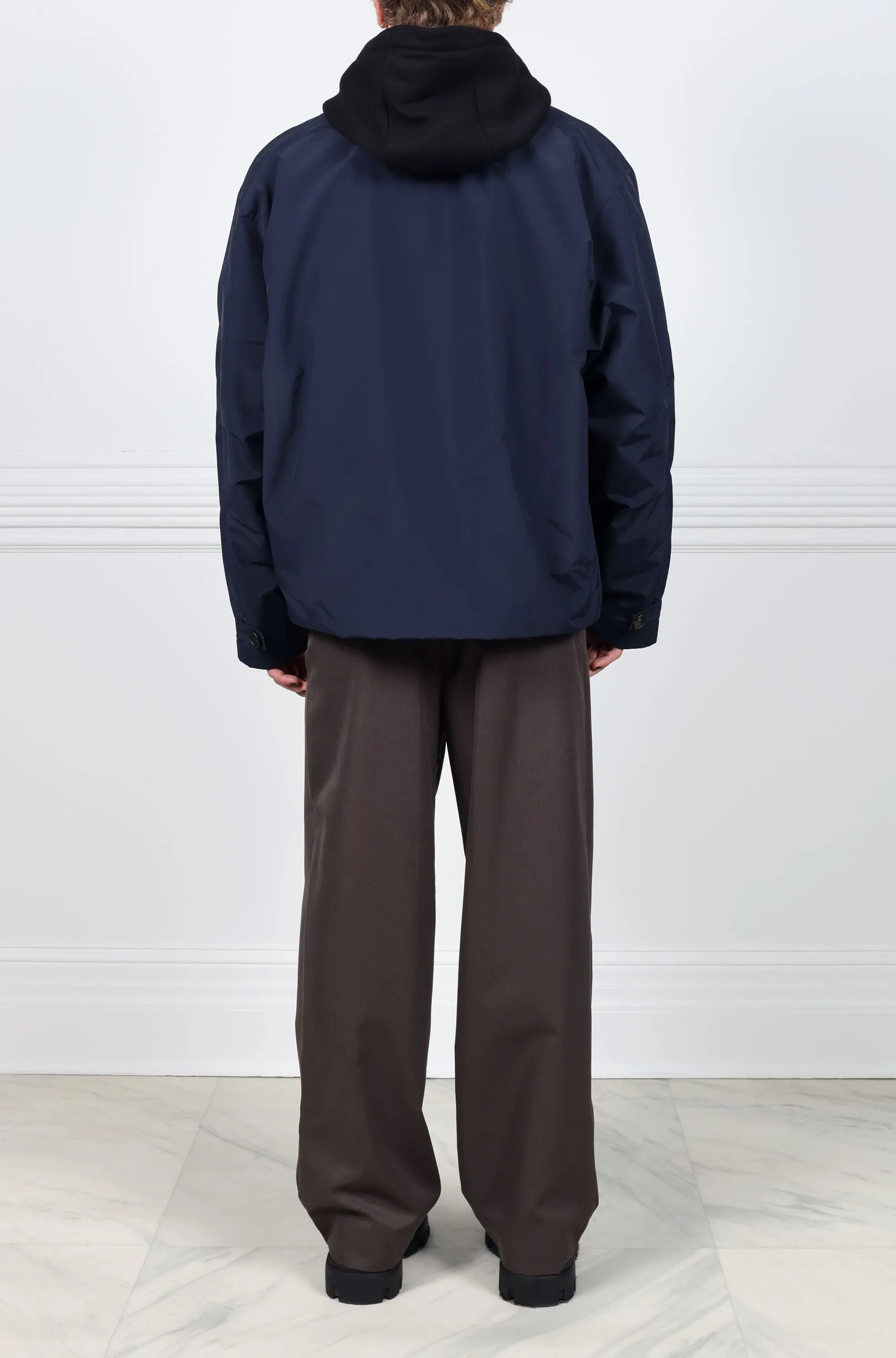 The Ryan Upcycled Mink Lined Storm Jacket sold by Pologeorgis product image thumbnail 4