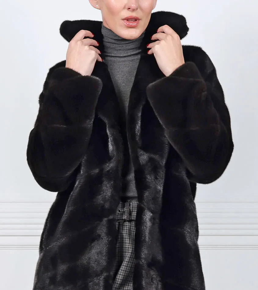 The Aiden Mink Fur Coat sold by Pologeorgis product image thumbnail 5