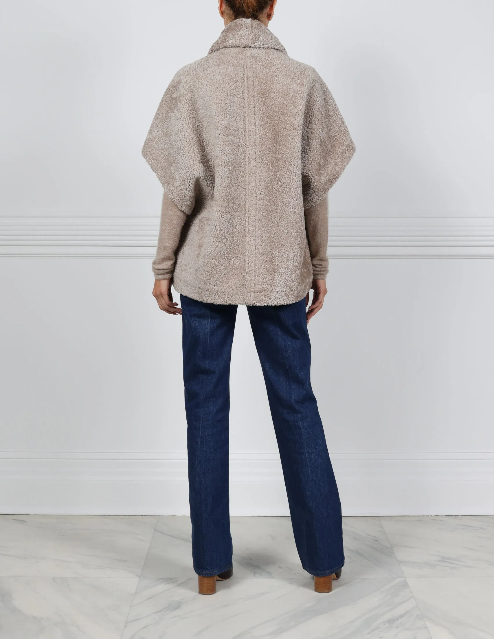 The Malibu Shearling Vest sold by Pologeorgis product image thumbnail 3