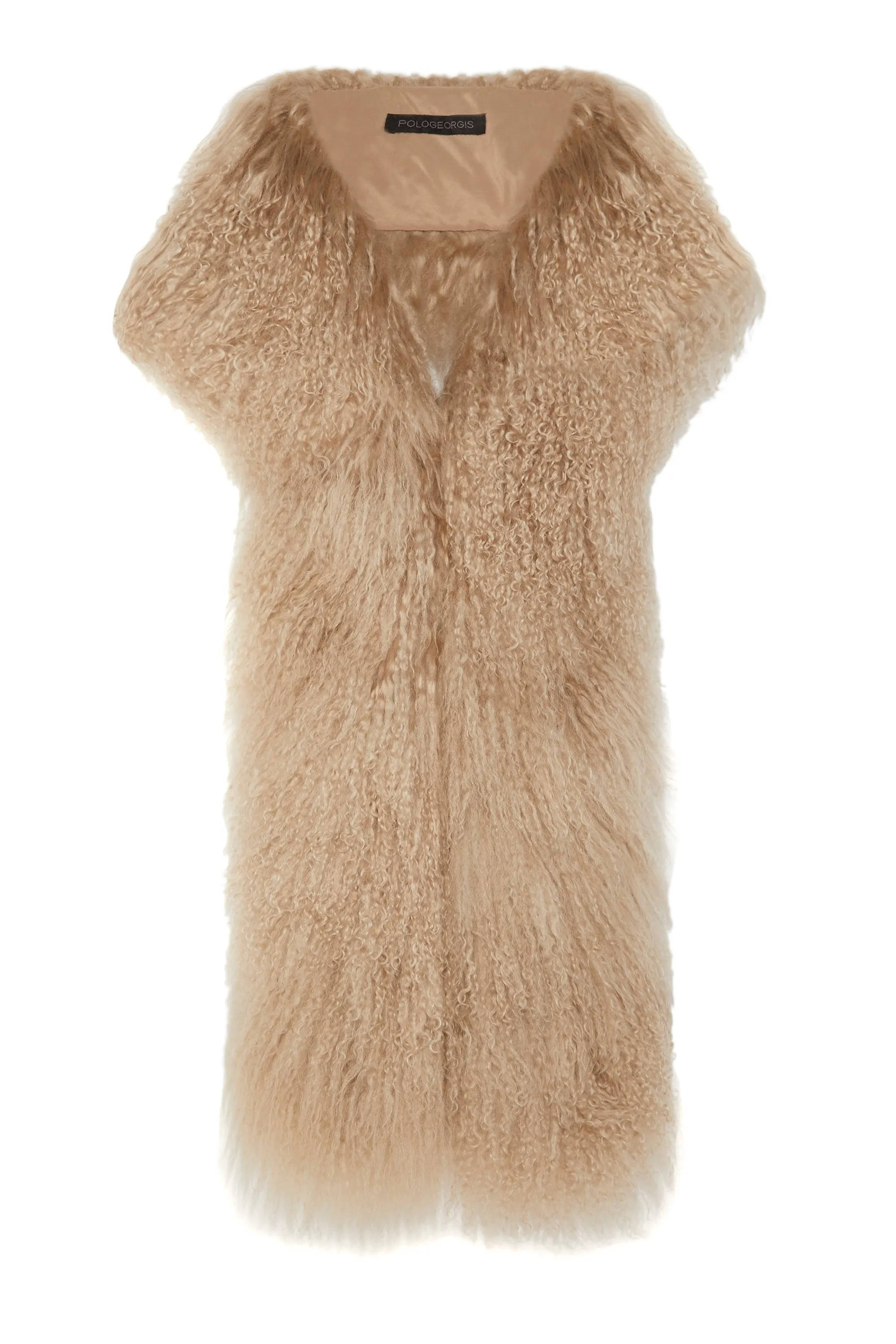 62" Curly Shearling Scarf sold by Pologeorgis product image thumbnail 5