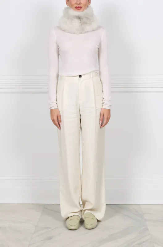 Knit Shearling Neck Ring sold by Pologeorgis