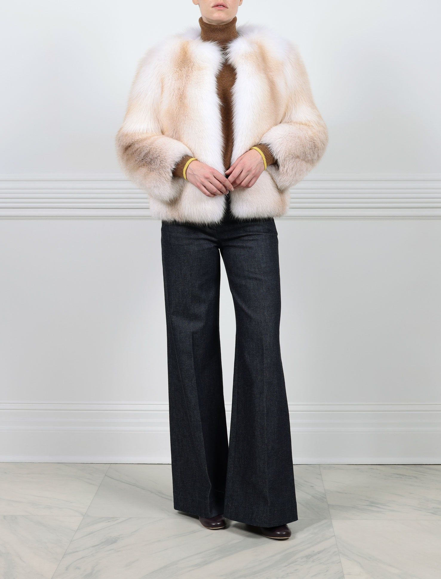 The Dawn Fur Jacket sold by Pologeorgis