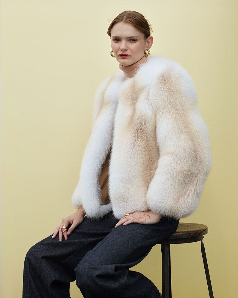 The Dawn Fur Jacket sold by Pologeorgis product image thumbnail 2