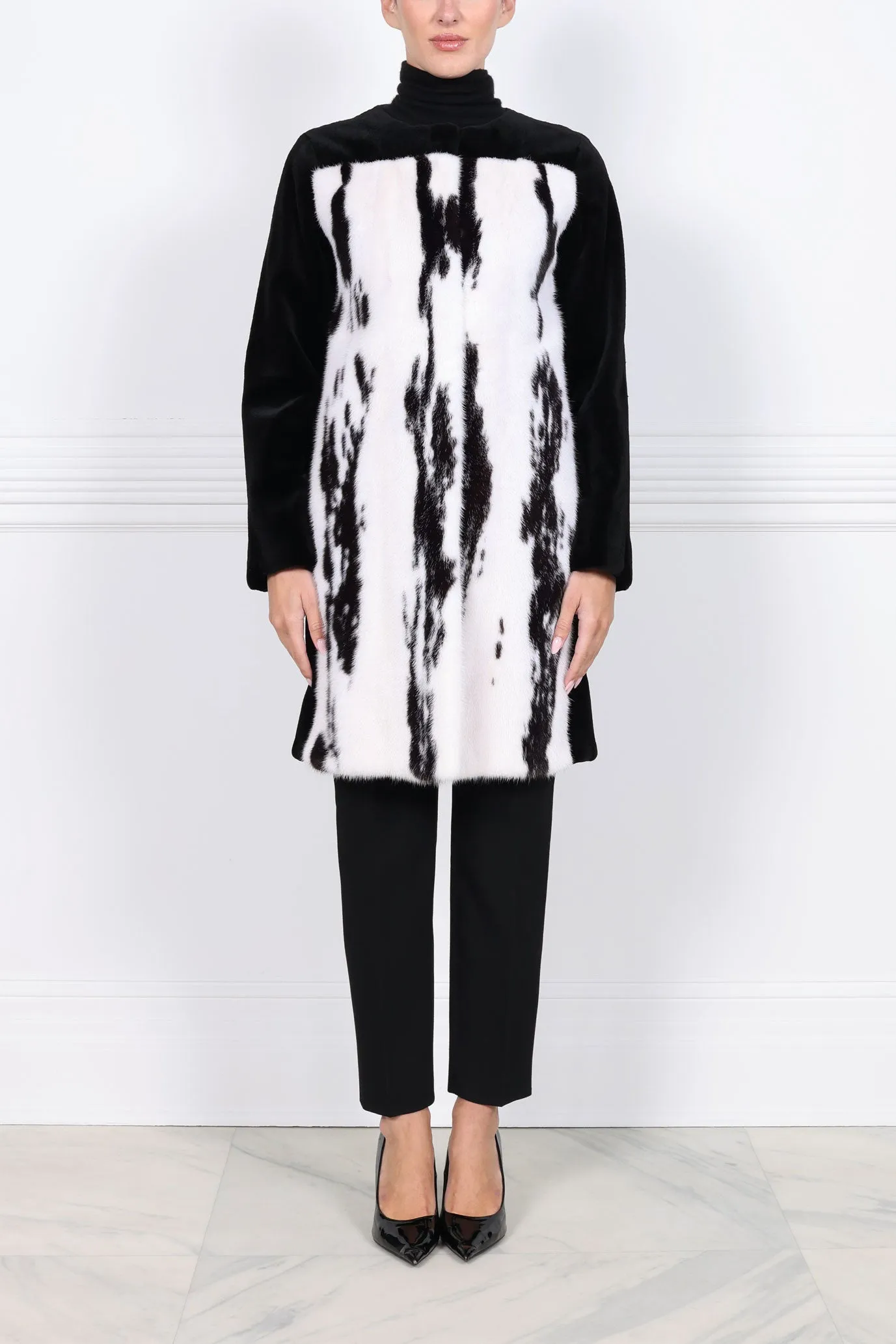 The River Cross Mink and Sheared Mink Coat sold by Pologeorgis product image thumbnail 2