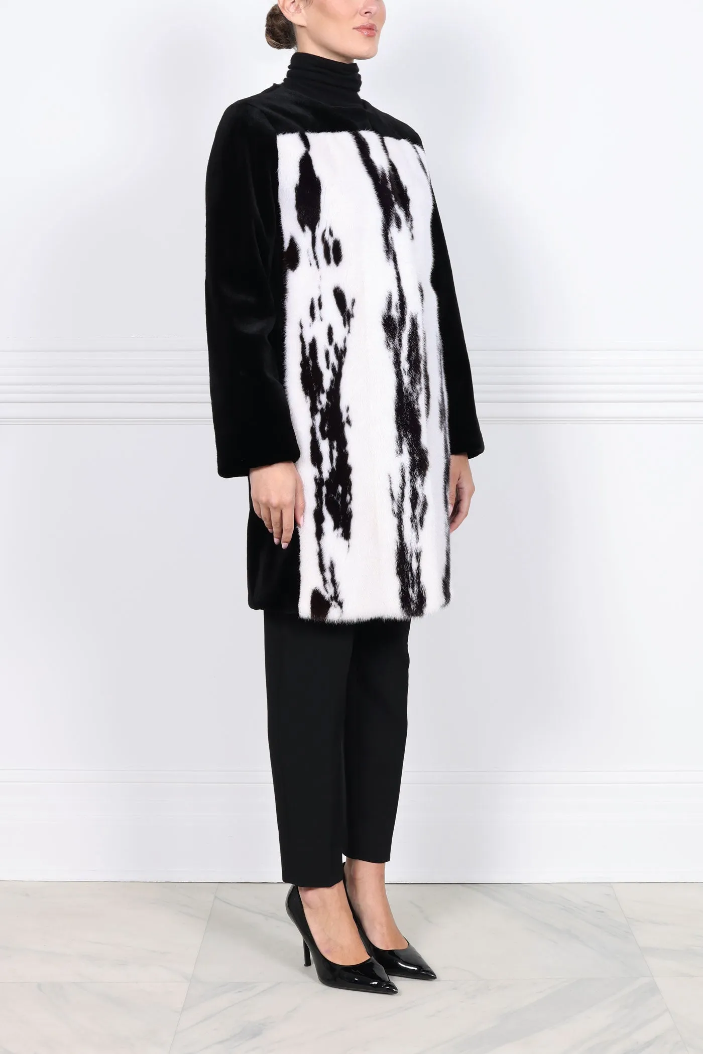 The River Cross Mink and Sheared Mink Coat sold by Pologeorgis product image thumbnail 4