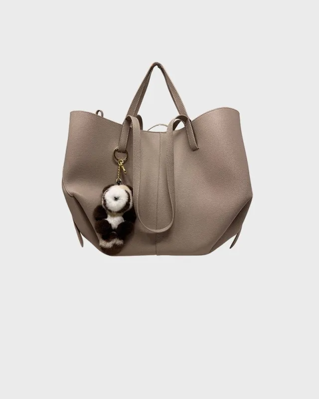 Raccoon Bag Charm Key Ring Made of Mink sold by Pologeorgis