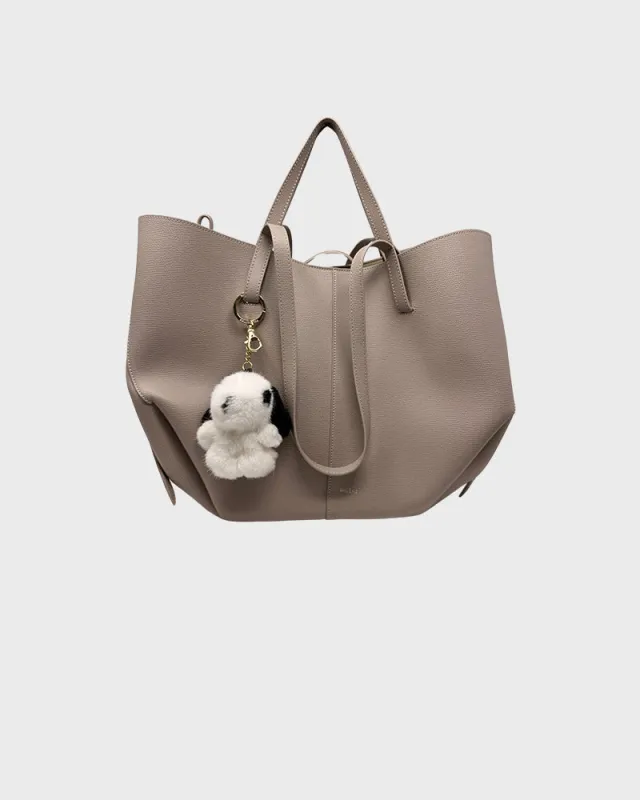 Dog Bag Charm Key Ring Made of Mink sold by Pologeorgis