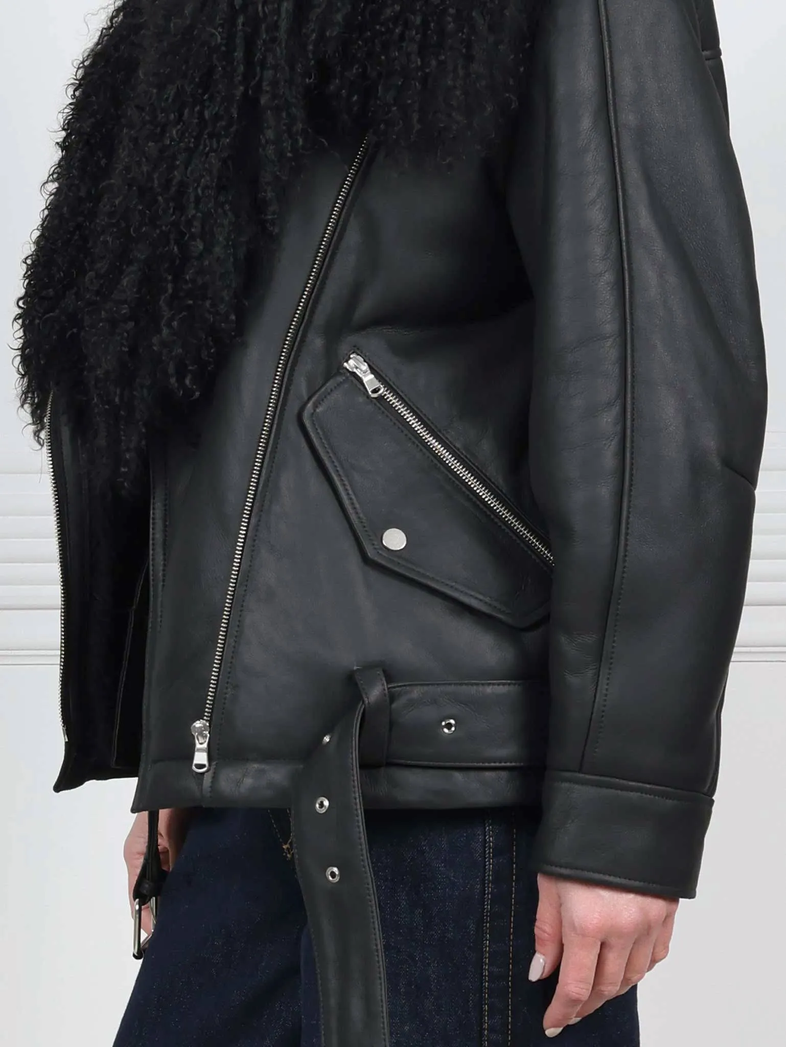 The MC Jacket with Long Hair Curly Trim sold by Pologeorgis product image thumbnail 5