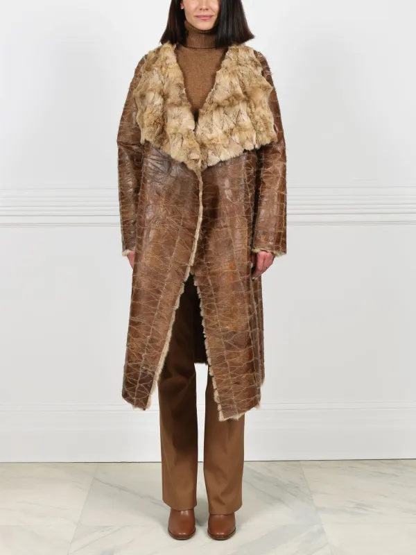 The Willow Upcycled Sable Coat sold by Pologeorgis