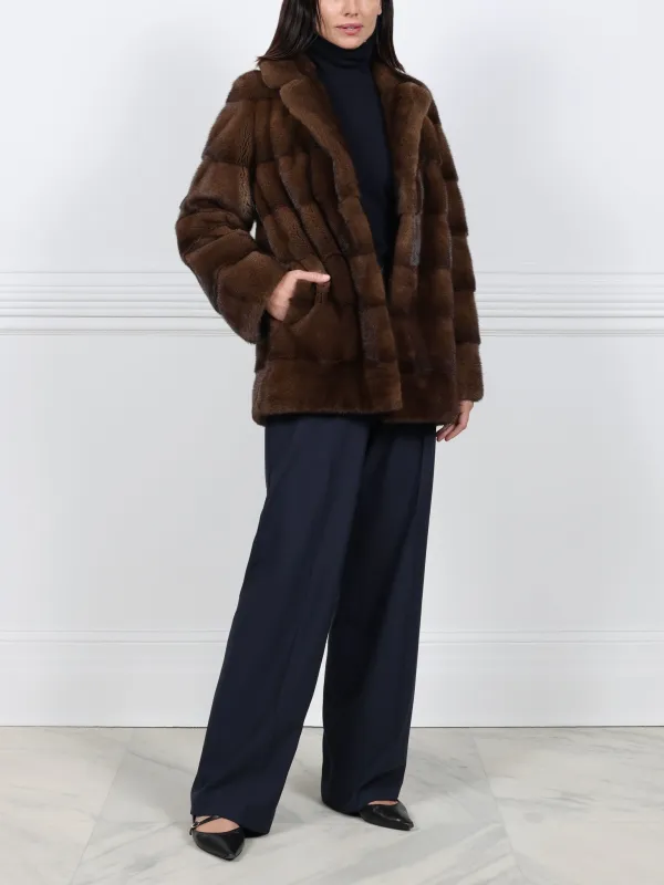 The Kristina Mink Fur Jacket sold by Pologeorgis