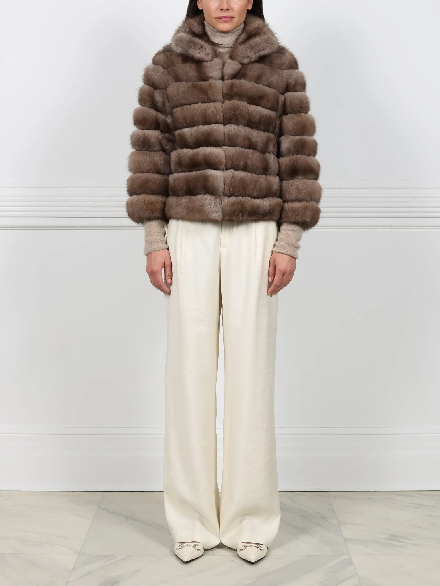 The Gemma Sable Fur Jacket sold by Pologeorgis product image thumbnail 5
