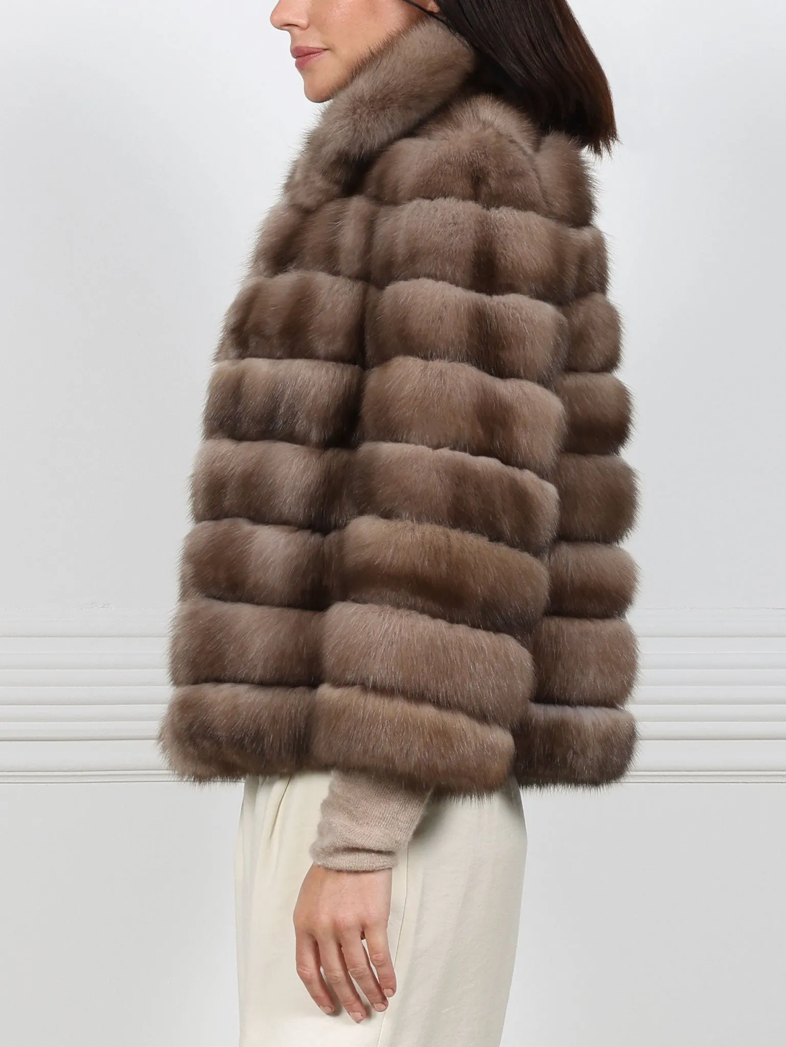 The Gemma Sable Fur Jacket sold by Pologeorgis product image thumbnail 2