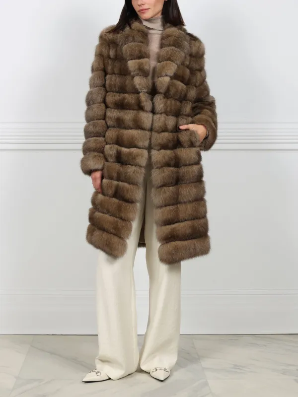 The Aurora Sable Fur Coat sold by Pologeorgis
