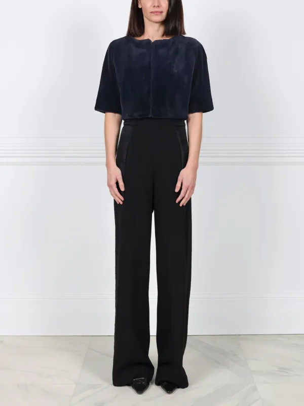 The Quinn Sheared Mink Fur Jacket sold by Pologeorgis