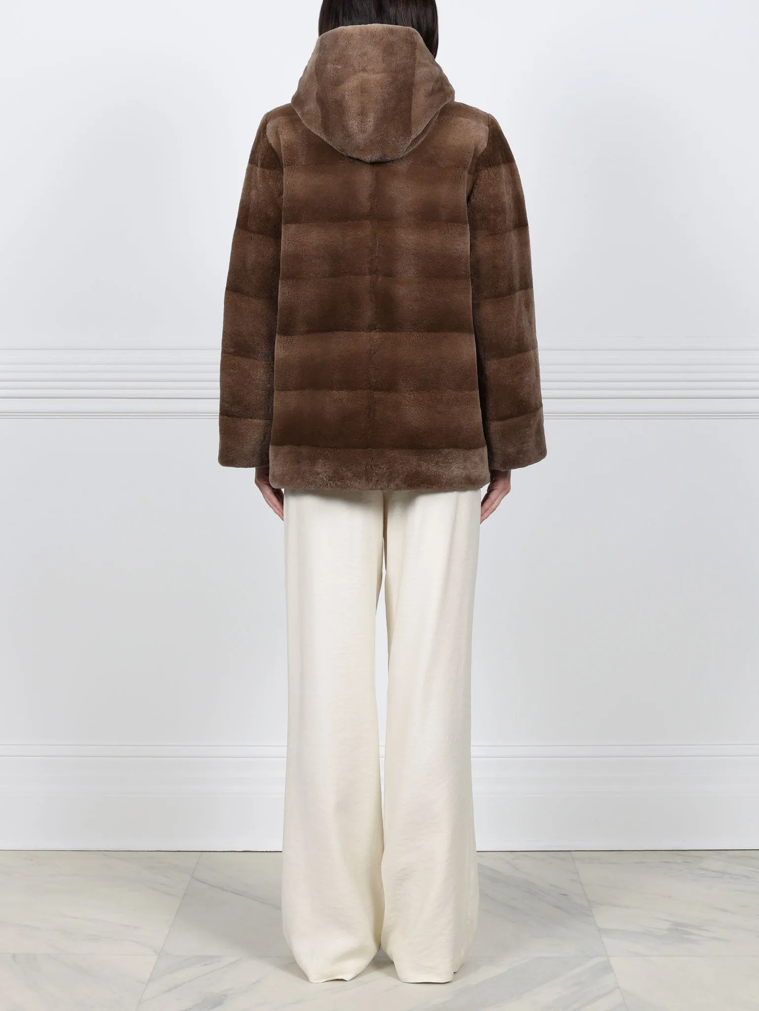 The Emma Sheared Mink Jacket sold by Pologeorgis product image thumbnail 5