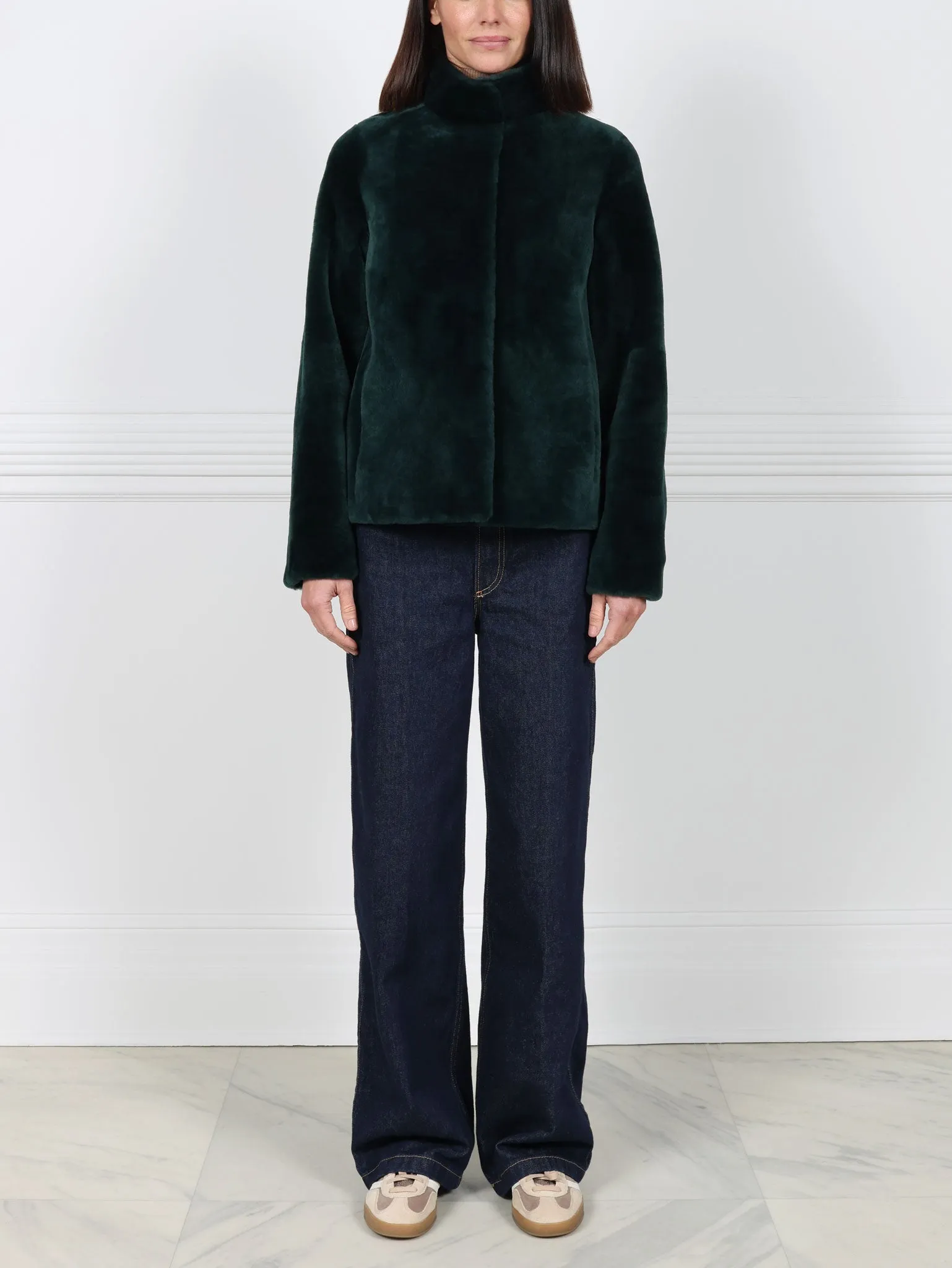 The Elaine Shearling Jacket sold by Pologeorgis product image thumbnail 3